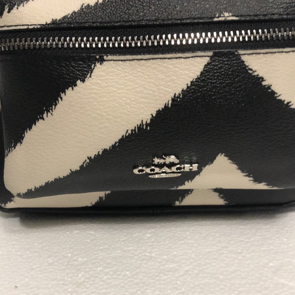 Coach Charlie Zebra Print Mini Backpack - Picture 3 of 10